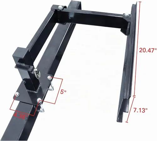Vista 2 de Quick Products QP-BGA Conjunto de brazo oscilante montado en parachoques para parrilla, portón trasero y más