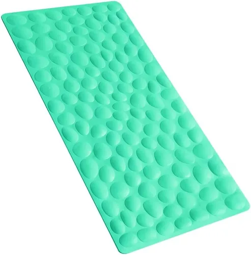 Vista 14 de Alfombra de baño de goma OTHWAY, suave y antideslizante con ventosas potentes, para la tina (beige)