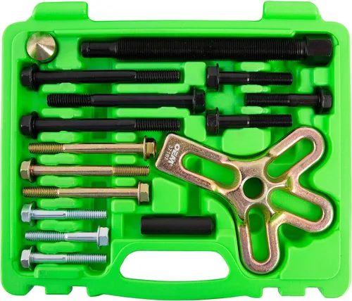 Vista 3 de OEMTOOLS 37187 Kit de extractor de equilibrador armónico - Yugo extractor de acero tratado térmicamente para engranaje, volante y polea de cigüeñal