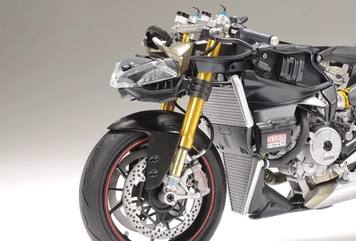 Vista 2 de Tamiya 300012657-1:12 Horquilla Ducati 1199 Panigale S sin pintar