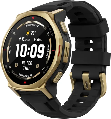 Vista 7 de Amazfit Reloj inteligente T-Rex 3 Pro, cristal de zafiro AMOLED de 1.32
