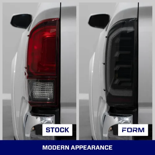 Vista 6 de Form Lighting Luces traseras LED secuenciales compatibles con Toyota, Tacoma 2016-2023, rojo (par)