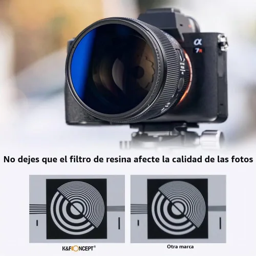 Vista 6 de K&F CONCEPT Kit de filtro de lente UV/CPL/ND de 2.047 in