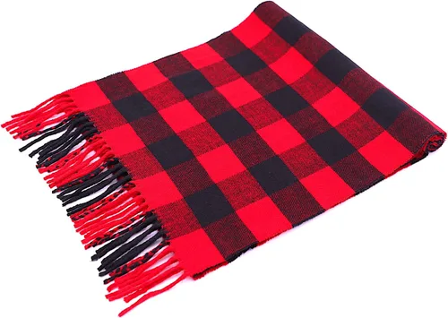 Vista 33 de Bufanda de invierno Achillea suave y cálida, de tartán, a cuadros, de cachemira, unisex