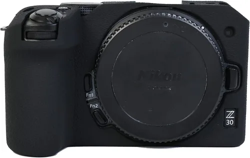 Vista 8 de TUYUNG Z30 - Funda protectora de silicona para cámara Nikon Z30, color verde militar