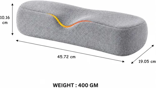 Vista 5 de Almohada de espuma viscoelástica para aliviar el dolor de cuello, almohada cervical ergonómica ortopédica ajustable para dormir con funda lavable
