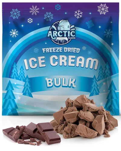 Vista 28 de Arctic Farms Trozos de Helado Liofilizado Empaquetados y en Caja - No se Derrite (1 libra, S'mores)