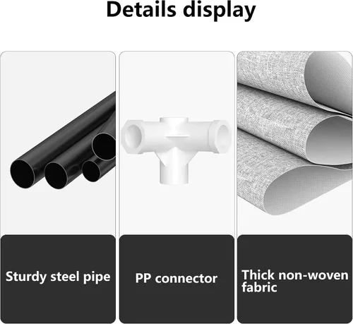 Vista 7 de JIUYOTREE Zapatero organizador de 7 niveles con cubierta a prueba de polvo, estante de armario con capacidad para hasta 28 pares para puerta, Gris