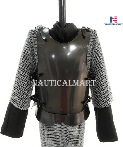 Vista 2 de Armor Breastplate Dark Warrior - Epic Dark Large - Gris Armour