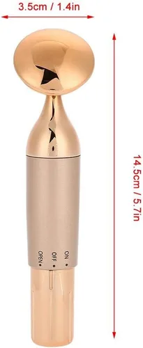 Vista 8 de ZJchao Rodillo masajeador facial, antienvejecimiento, masaje facial, masajeador de belleza, varita masajeadora de piel, dispositivo de belleza