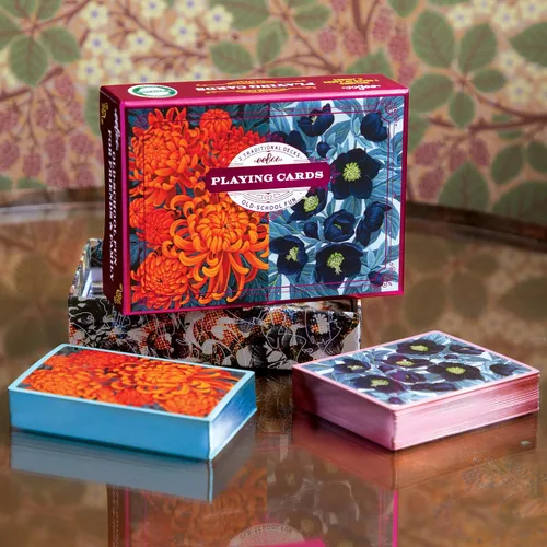 Vista 4 de eeBoo Piece & Love: Autumn Abundance - Naipes para adultos, juego de 2 mazos, mazos tradicionales con Beaufiul Artowrk y bordes dorados, tintas a
