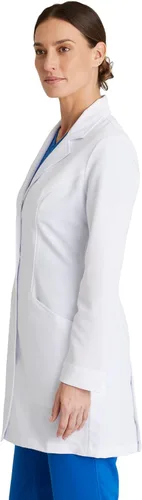Vista 3 de BARCO Grey's Anatomy Signature Eve - Laboratorio elástico de 3 botones para mujer, 34 pulgadas, 2 bolsillos