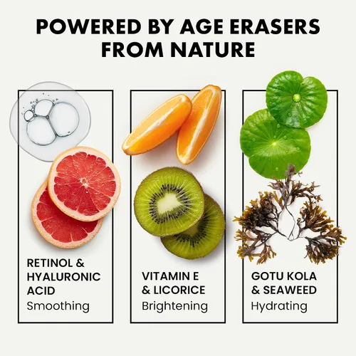Vista 5 de Eclat Skincare Plump & Smooth - Crema hidratante facial con vitamina C y retinol crema hidratante facial de noche, 100% vegano y desarrollado por