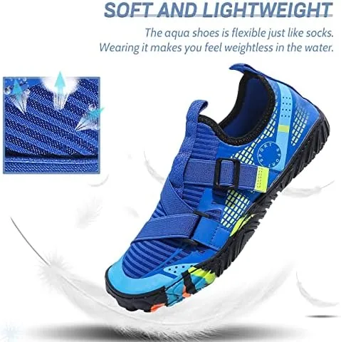Vista 4 de SPUKEP Swim Shoes Womens Water Shoes Men Quick Dry Non-Slip Barefoot Shoes Women Pool Shoes Beach Shoes Mens Hiking Diving Sports Shoes Womens Yoga