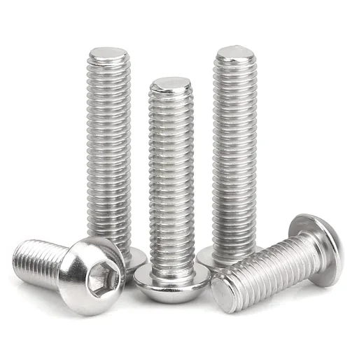 Vista 34 de Tornillo de Cabeza de Botón M3-0.5x12mm con Enchufe de Casquillo, Tornillos M3 de 12mm Métricas, Tornillos Allen Hexagonales, Acero Inoxidable