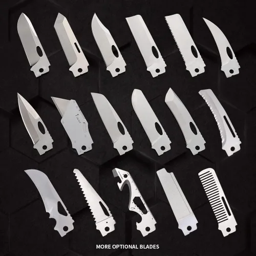 Vista 6 de Roxon BA121316 Cuchillas de cuchillo reemplazables para S802 Phantom, S502U Phantasy y S501U KS Scissor