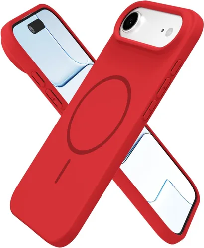 Vista 118 de Oakxco Funda de Silicona Mag Safe para iPhone 12 Pro Max, Funda Magnética Delgada y Fina Compatible con Carga Inalámbrica MagSafe, Bonita Funda