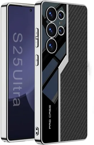 Vista 11 de Lunivop Para Samsung Galaxy S24 Ultra Funda TPU Marco y Volver PU Cubierta de cuero Funda de silicona delgada para S 24 Ultra 6.8 '' 5G 2024 a