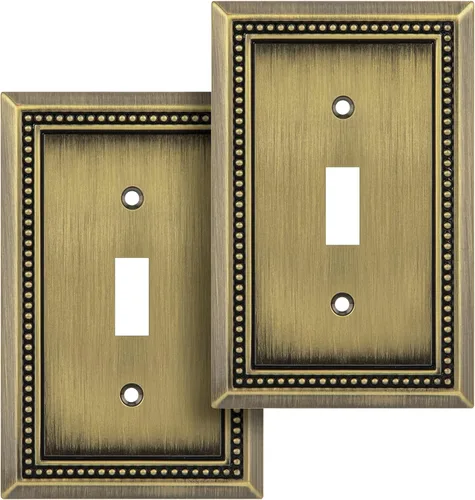Vista 12 de Henne Bery Sunken Pearls Placa de Pared Decorativa de Servicio Pesado Placa de Interruptor Cubierta de Tomacorriente