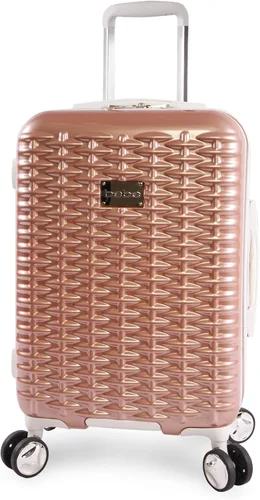Vista 2 de BEBE Maleta Lydia de 2 piezas con ruedas giratorias para mujer, Oro Rosa, Lydia - Maleta con ruedas giratorias (2 piezas)