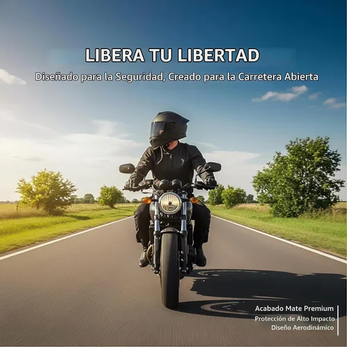 Vista 7 de Modular Motorcycle Helmet Flip Up Full Face