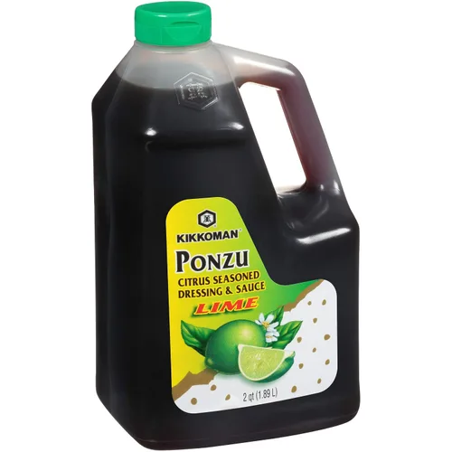 Vista 4 de Kikkoman Botella de plástico Ponzu Lime FS, 64 onzas líquidas