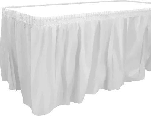 Vista 16 de Mantel de plástico negro rectangular de 29 pulgadas x 14 pulgadas para fiesta