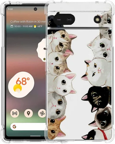 Vista 27 de Pixel 6a - Funda protectora de poliuretano termoplástico (TPU) resistente a los arañazos y a prueba de golpes para Google Pixel 6a