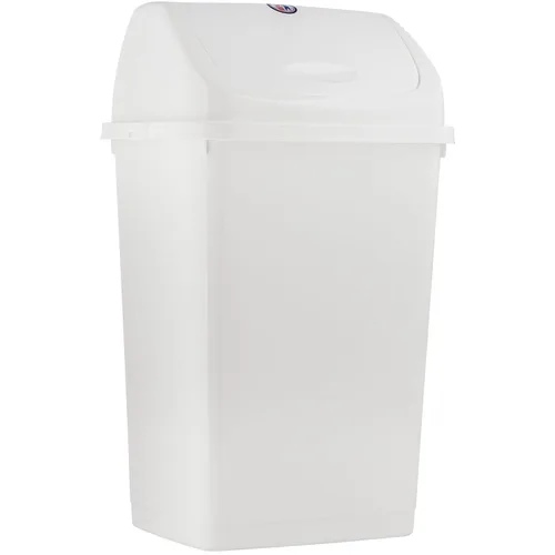 Vista 17 de Superio Mini tacho de basura de escritorio con tapa superior giratoria, contenedor de basura portátil de plástico para encimera, escritorio