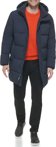 Vista 4 de Calvin Klein Chaqueta larga elástica acolchada para hombre
