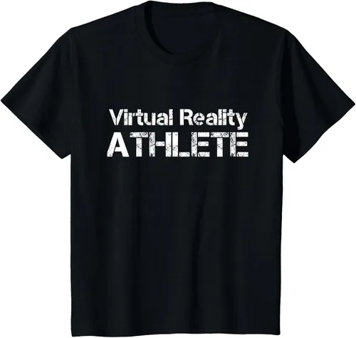 Vista 72 de Virtual Reality ATHLETE for VR Gamers Camiseta, Negro, S