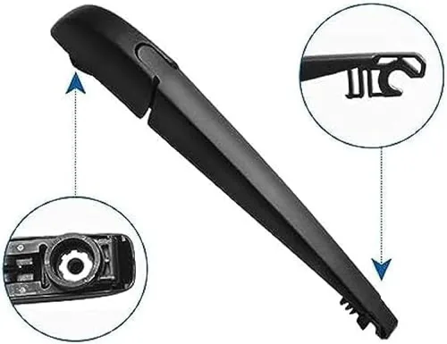 Vista 3 de Rear wiper blade and wiper arm for Prado J200 2008-2019 12" car rear wiper