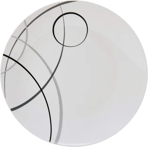 Vista 3 de Studio Nova Juego de vajilla de porcelana de 18 piezas, servicio para 6, círculos
