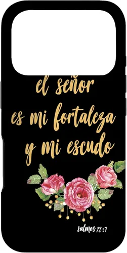 Vista 29 de Carcasa para iPhone 11 Salmos El Señor Es Mi Fortaleza Biblia Cristiana