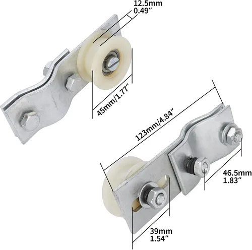 Vista 2 de Tensor de cadena de polea con una polea extra para bicicleta motorizada con motor de 2 tiempos de 49 cc a 80 cc