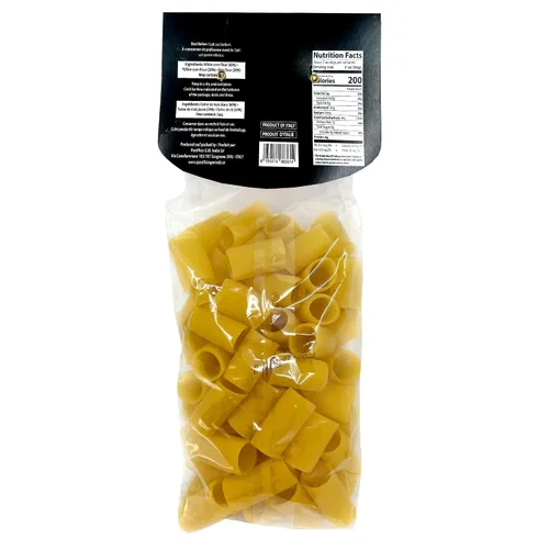 Vista 2 de Sanniti Pasta artesanal sin gluten en Gragnano importada de Italia, 17.6 oz (Paccheri)