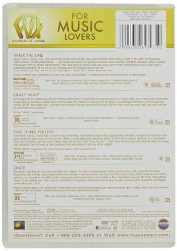 Vista 2 de Walk the Line Crazy Heart That Thing You Do Once Quad Feature