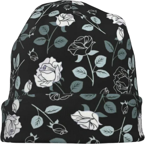 Vista 9 de Stone Spa Adult Fashion Knitted Elastic Beanie Hat Sweat Absorbing Unisex Four Seasons Outdoor Sports Home