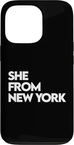 Vista 10 de She from New York Shirt, She's from NY NYC, Bronx, 713 832 Case for iPhone 17