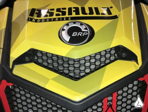 Vista 4 de Assault Industries 401005FG0701-Honey Comb Bonnet Grill (Can-Am Maverick X3 17-19)