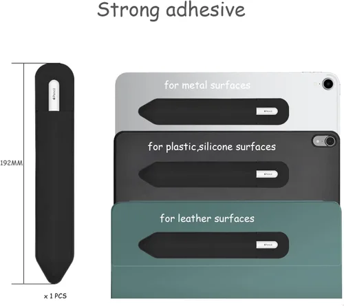 Vista 6 de YINVA Soporte para lápices compatible con Apple Pencil de 2ª generación y 1ª generación, fundas elásticas para lápices, accesorios de diseño