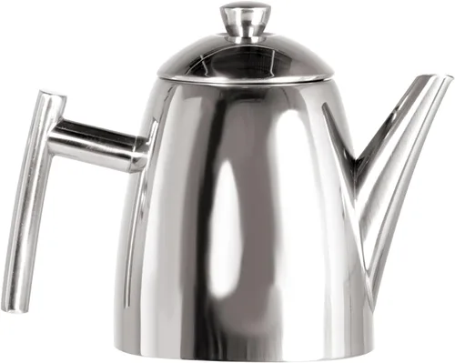 Vista 7 de Frieling Tetera de acero inoxidable 18/8 con infusor, calentador de té con infusor de tetera para té suelto, 14 onzas