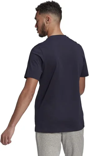 Vista 2 de adidas Camiseta Essentials Big Logo para hombre, color negro y blanco