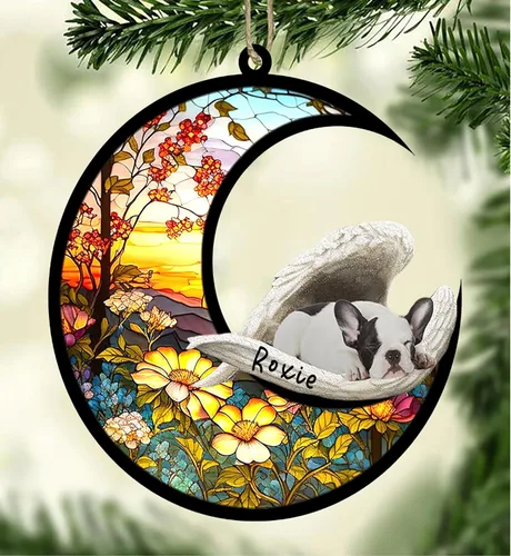 Vista 66 de Atrapasoles conmemorativo personalizado para perros, adorno navideño de Airedale Terrier, recuerdo por pérdida de mascota, regalos conmemorativos