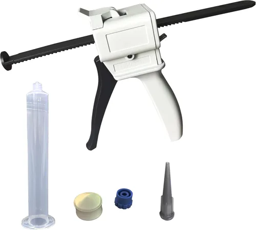 Vista 10 de Pistola dispensadora, kit de pistola dispensadora de 1.7 fl oz, dispensador dispensador de dispensación de mezcla de impresión, pistola AB