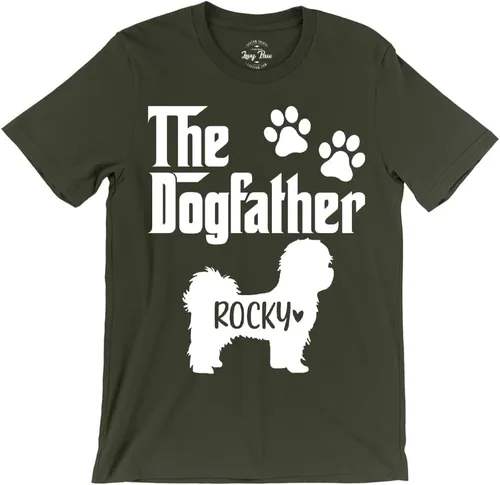 Vista 6 de LEVY PAW Camisas personalizadas para papá Shih Tzu para hombres, regalos de Shih Tzu para los amantes de Shih Tzu, regalos personalizados Shih Tzu