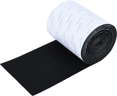 Vista 8 de Almohadillas de fieltro para muebles, cinta de fieltro cortable antideslizante autoadhesiva beige, rollo de tiras de fieltro de alta resistencia