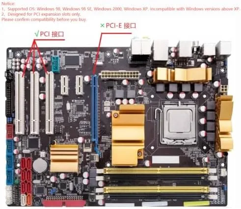 Vista 9 de Tbest Tarjeta gráfica de 8 MB, tarjeta gráfica VGA PCI 8 MB 32 bits computadora de escritorio accesorios multi pantalla para Rage XL