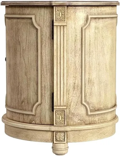Vista 5 de Butler Specialty Company Thurmond Drum - Mesa auxiliar de tambor de 20" W, color beige