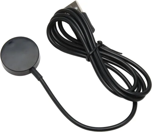 Vista 5 de Cargador de reloj inteligente para 1 2 3, USB Smartwatch Cable de carga Dock Charger Stand. (negro)